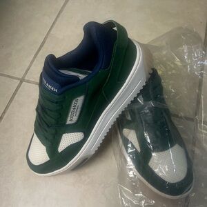 Scotch & Soda Green and White Men's Sneakers